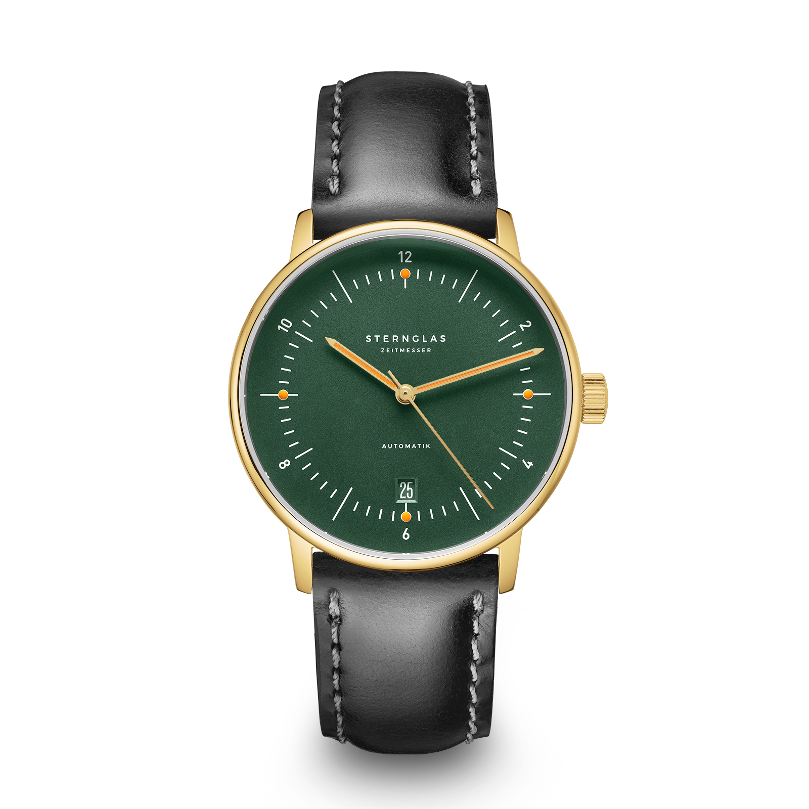 NAOS Automatik dark green gold / Bridle 20 black