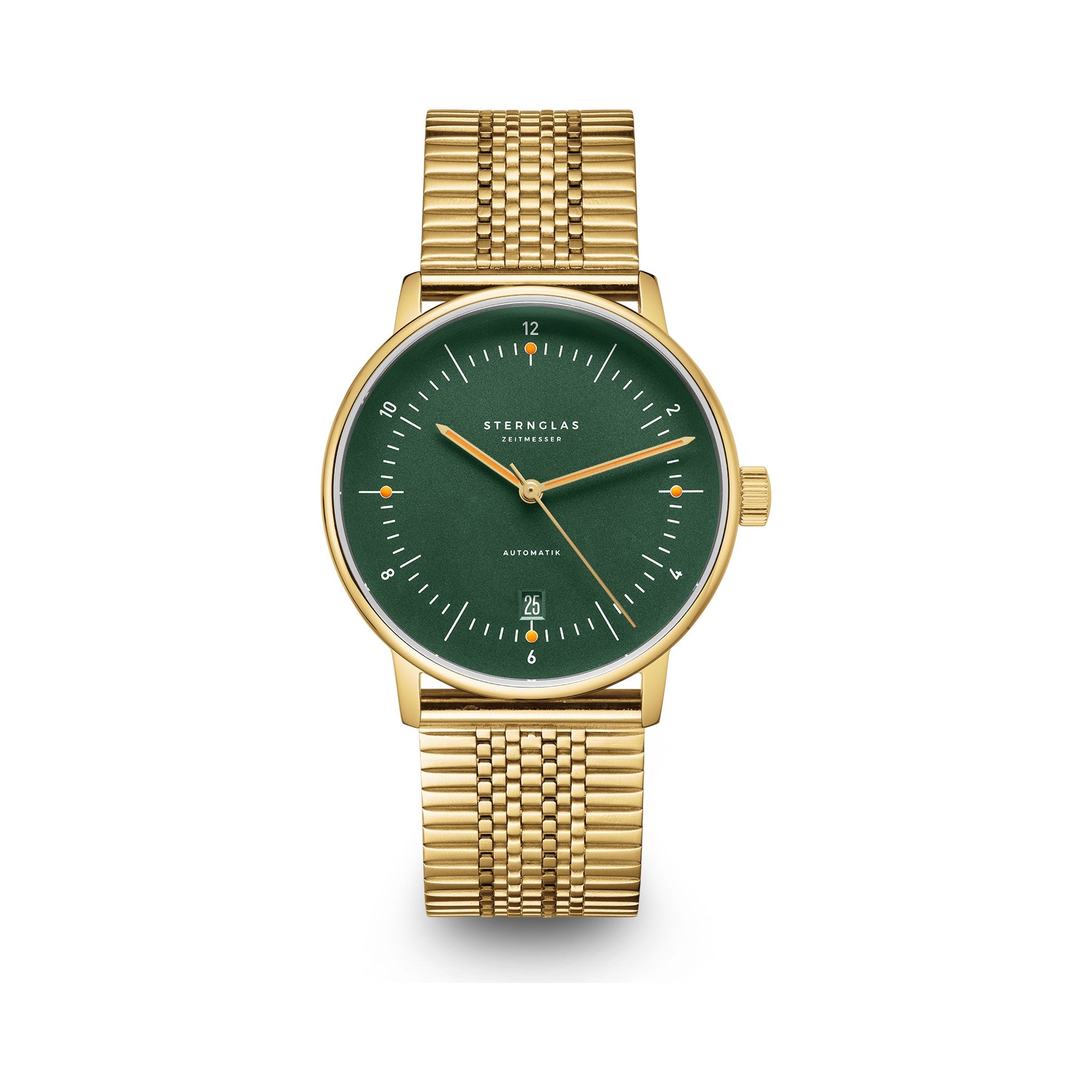NAOS Automatik dark green gold / SuperSlim 20 gold
