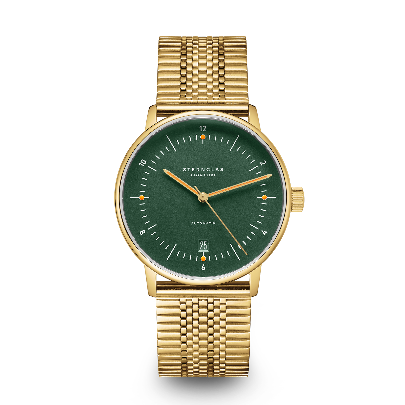 NAOS Automatik dark green gold / SuperSlim 20 gold