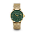 NAOS Automatik dark green gold / Milanaise 20 gold