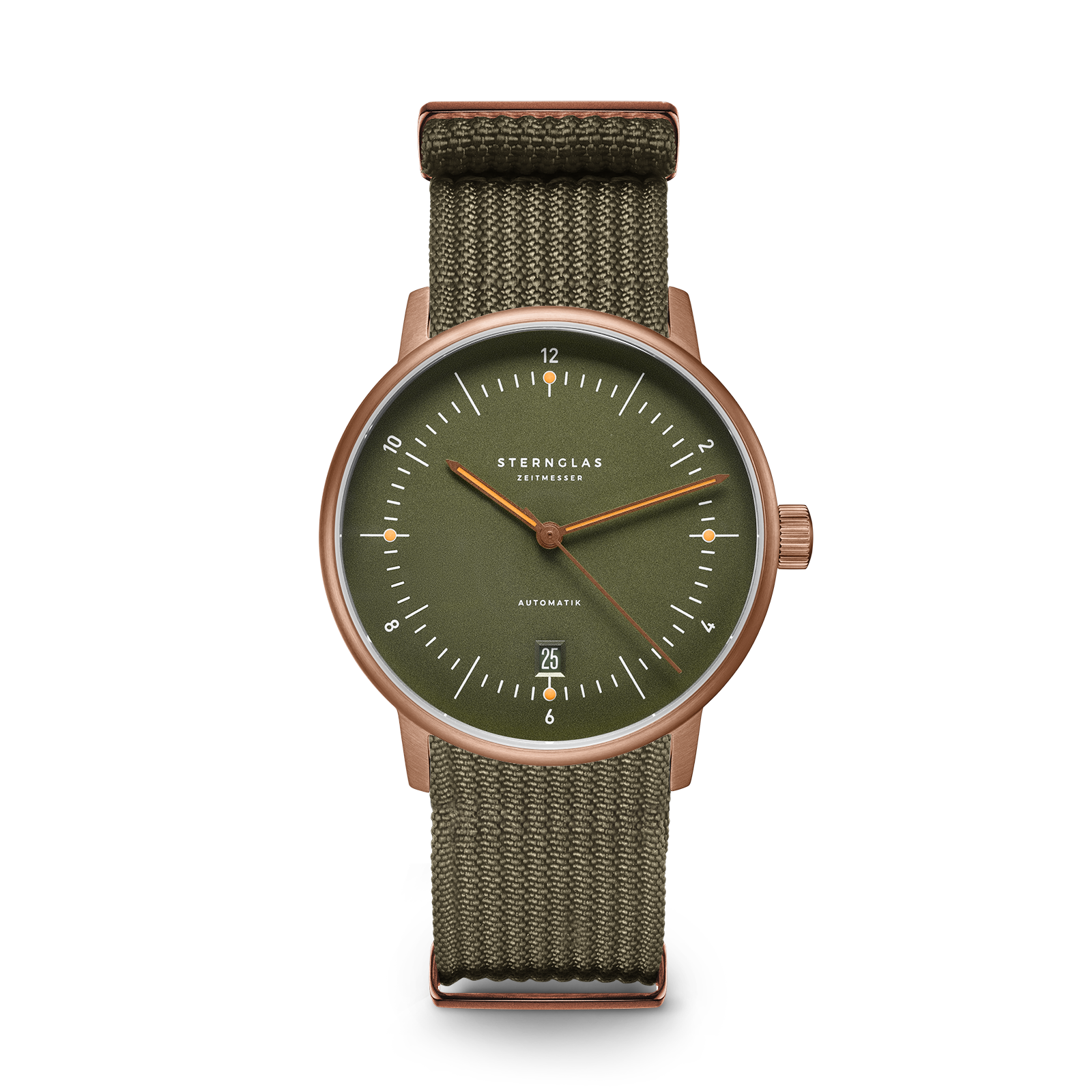 NAOS Automatik dark green bronze / Field 20 green