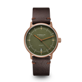 NAOS Automatik dark green bronze / Vintage 20 mocha
