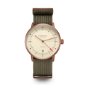 NAOS Automatik Bronze Alabaster 38mm / Field green