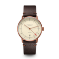 NAOS Automatik Bronze Alabaster 38mm / Vintage mocha