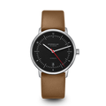 NAOS Automatik black-red silver / Premium 20 brown