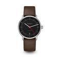 NAOS Automatik black-red silver / Premium 20 dark brown