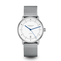 NAOS Automatik white silver / Milanaise 20 silver
