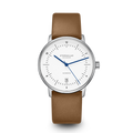 NAOS Automatik white silver / Premium 20 brown