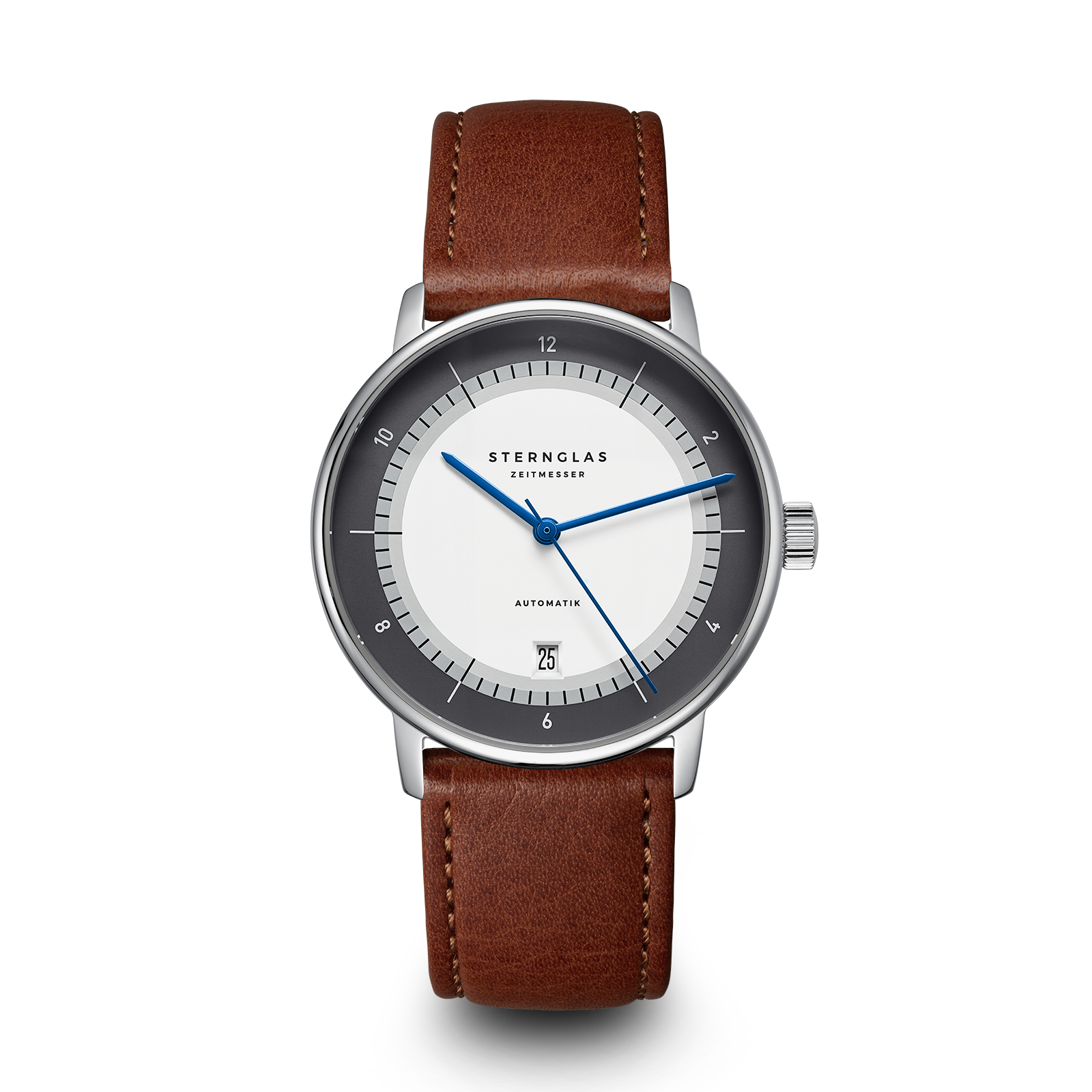 NAOS automatic Edition 60 grey silver / Modena 20 brown