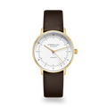 NAOS XS Automatik gold / Klassik 16 dark brown