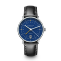 NAOS Pro GMT Automatic dark blue silver / Bridle 20 black