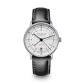 NAOS Pro GMT Automatic silver silver / Bridle 20 black