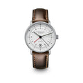 NAOS Pro GMT Automatic silver silver / Bridle 20 dark brown