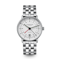 NAOS Pro GMT Automatic silver silver / metal strap 20 silver
