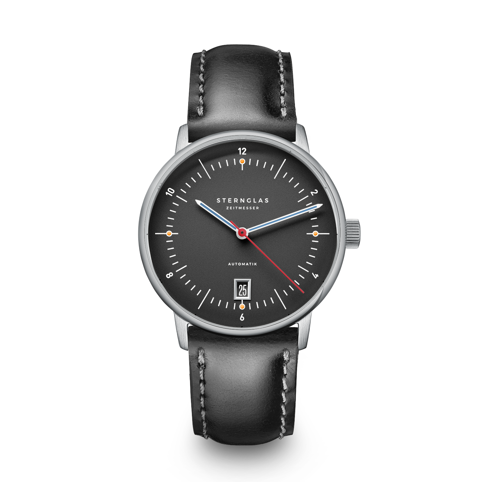 NAOS PRO Automatik anthracite silver / Bridle 20 black