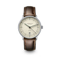 NAOS PRO Automatik alabaster silver / Bridle 20 dark brown