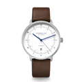 NAOS XL Automatic white silver / Premium 20 dark brown