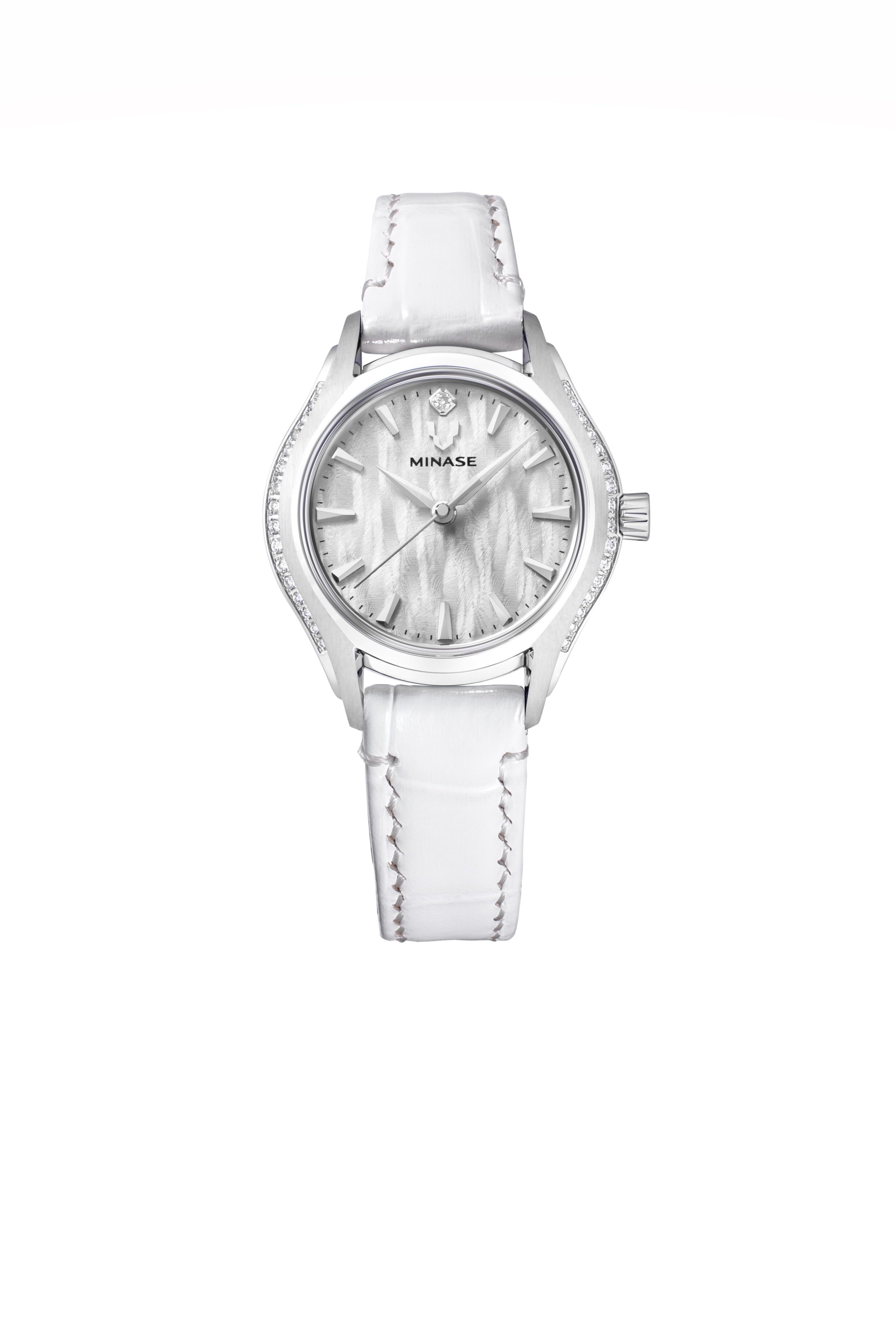 Luna Arch Leather Model "Stone-clamped (Diamond)" [UG01-CWHNWH-SSDD]
