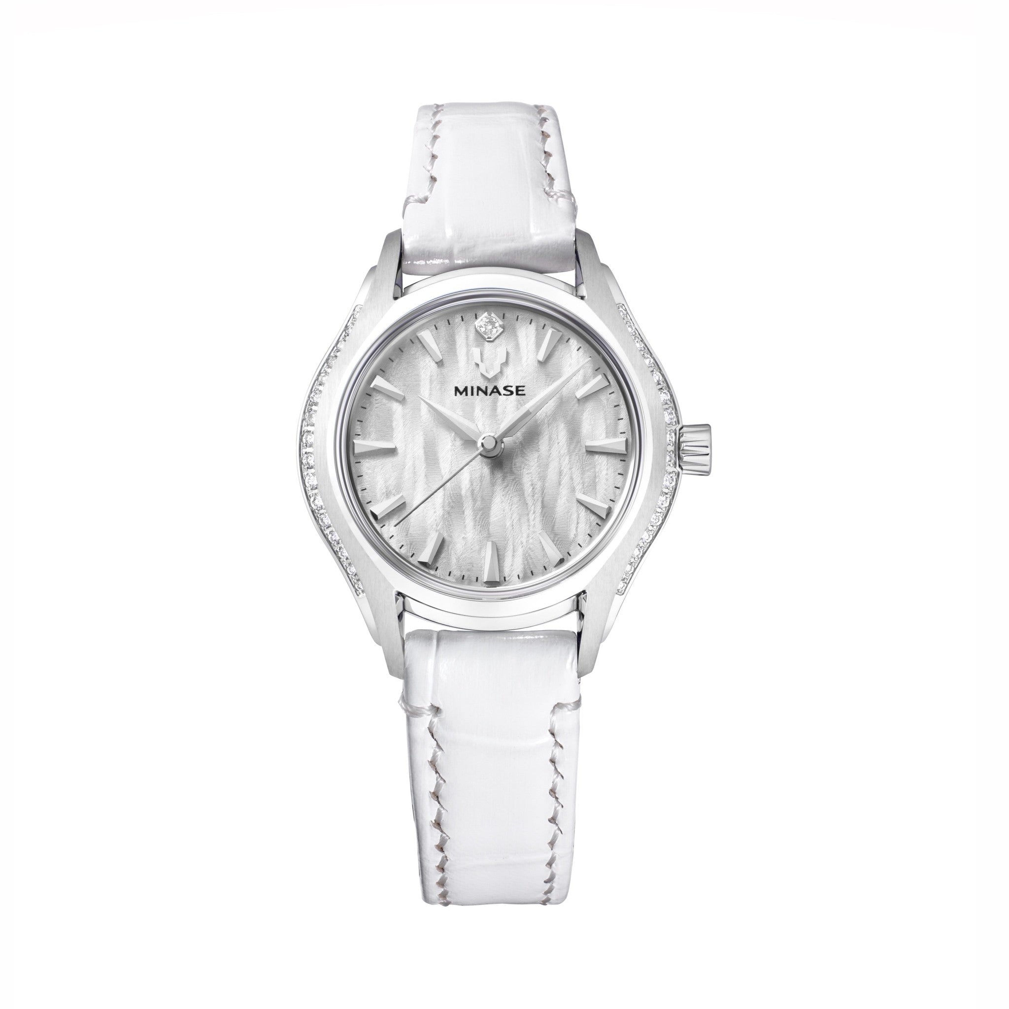 Luna Arch Leather Model "Stone-clamped (Diamond)" [UG01-CWHNWH-SSDD]