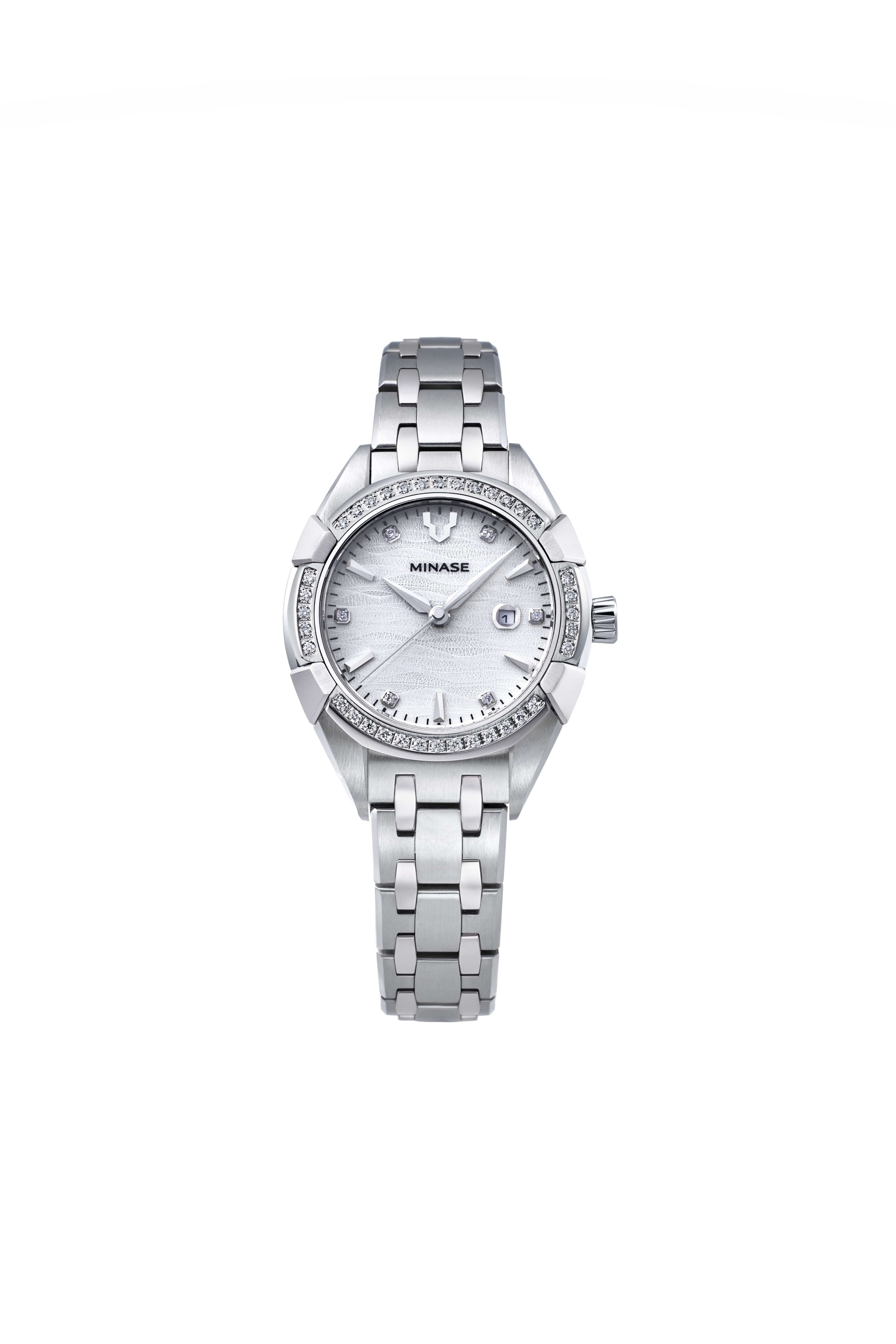 Uruga 31 Bracelet Model "Stone-clamped (Diamond)" [UG02-M01NWH-SSBD]