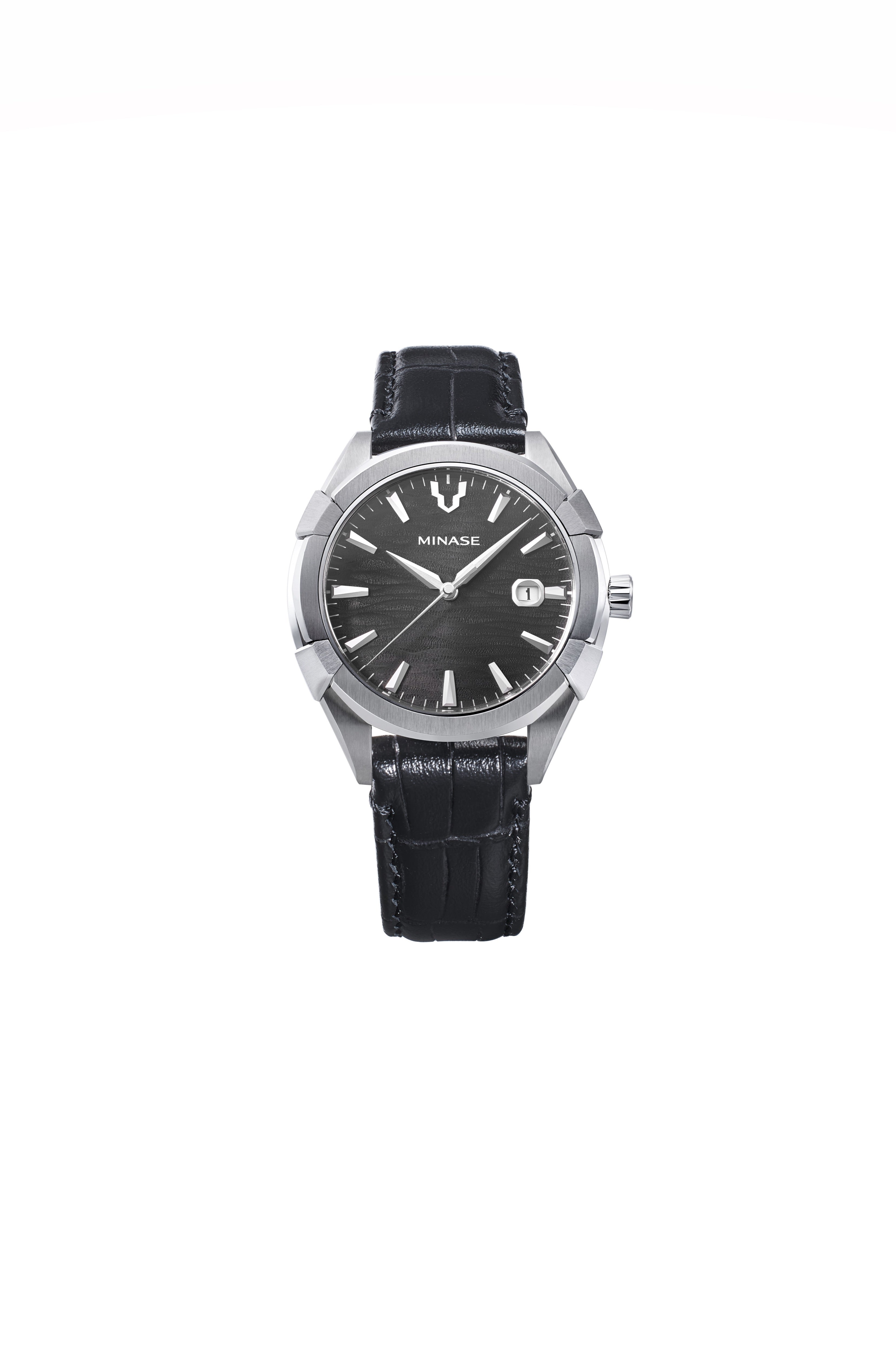 URUGA 42 Leather Model [UG03-CBKNGY-SSB]