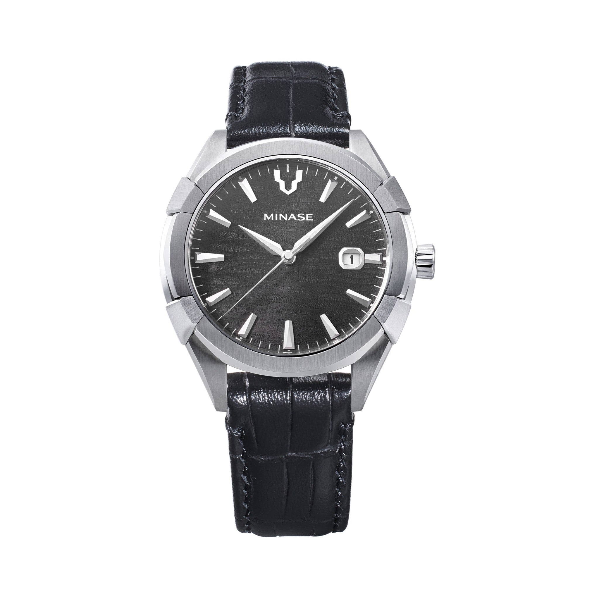 URUGA 42 Leather Model [UG03-CBKNGY-SSB]