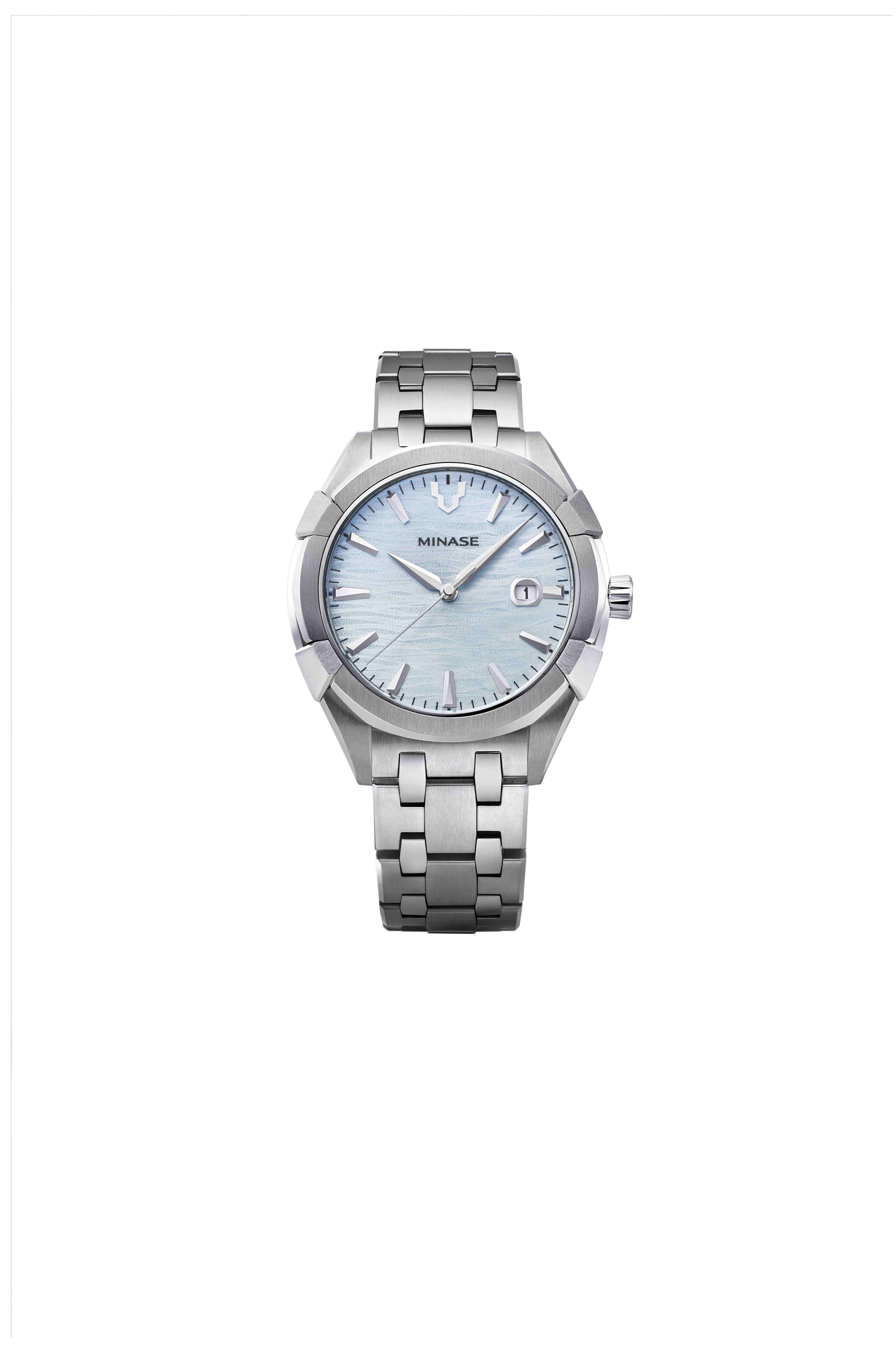 Uruga 42 "ICE BLUE" Bracelet Model [UG03-M01NIB-SSB]