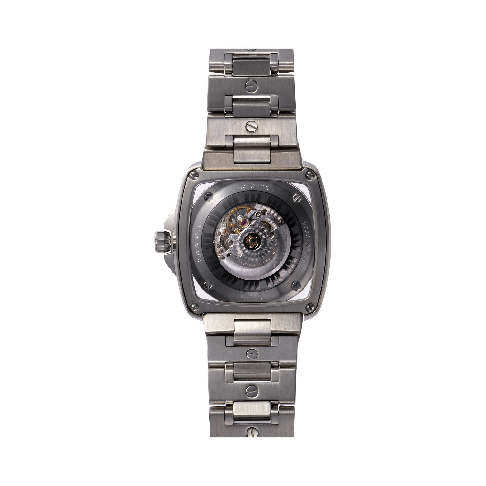 HORIZON Mid Bracelet Model VM06-M02SB - case back