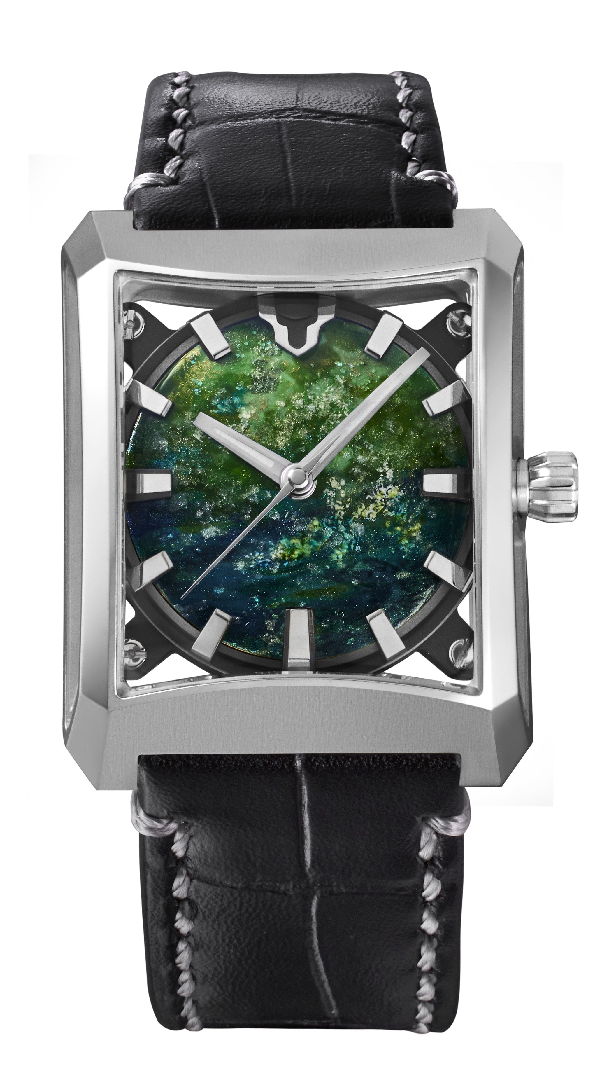YUSAI Series “FIVE WINDOWS MID ~Pluralist Garden” Leather model (Black) [VM07-CBKTTG-SSD]