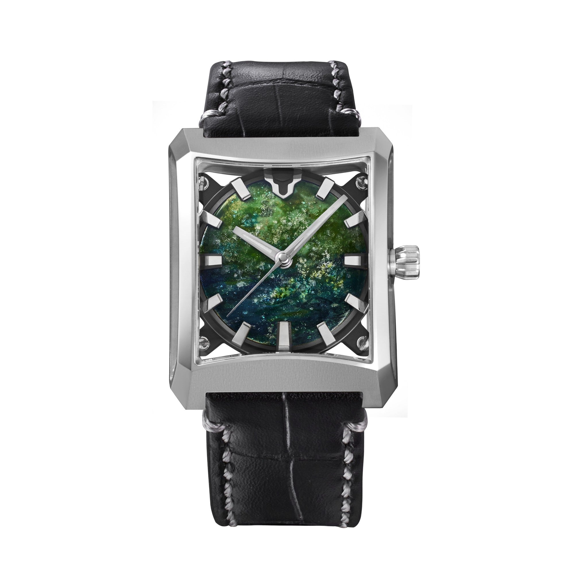 YUSAI Series “FIVE WINDOWS MID ~Pluralist Garden” Leather model (Black) [VM07-CBKTTG-SSD]