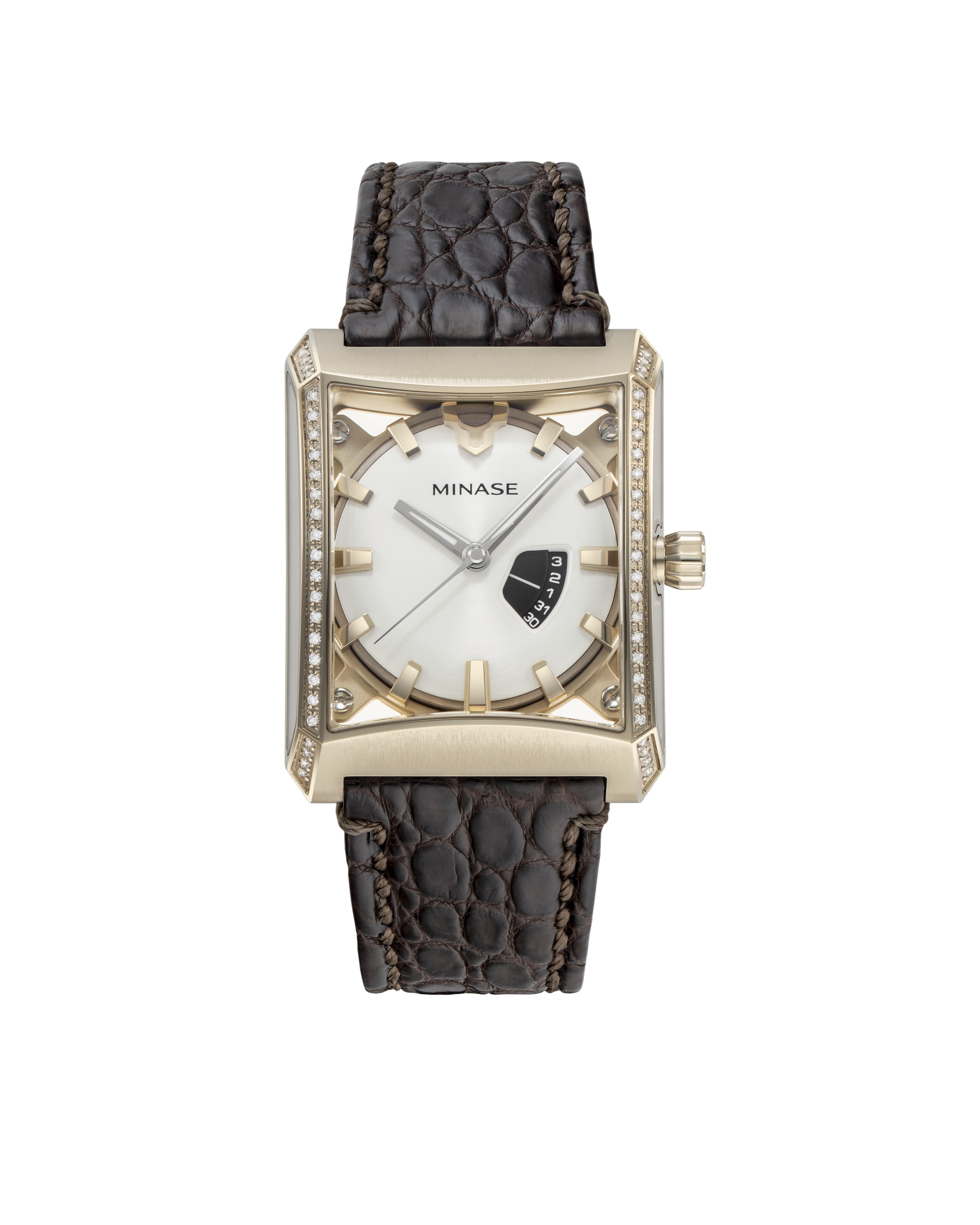 FIVE WINDOWS Mid size Leather Model Stone-clamped (Diamond) [VM07-C02WDD]