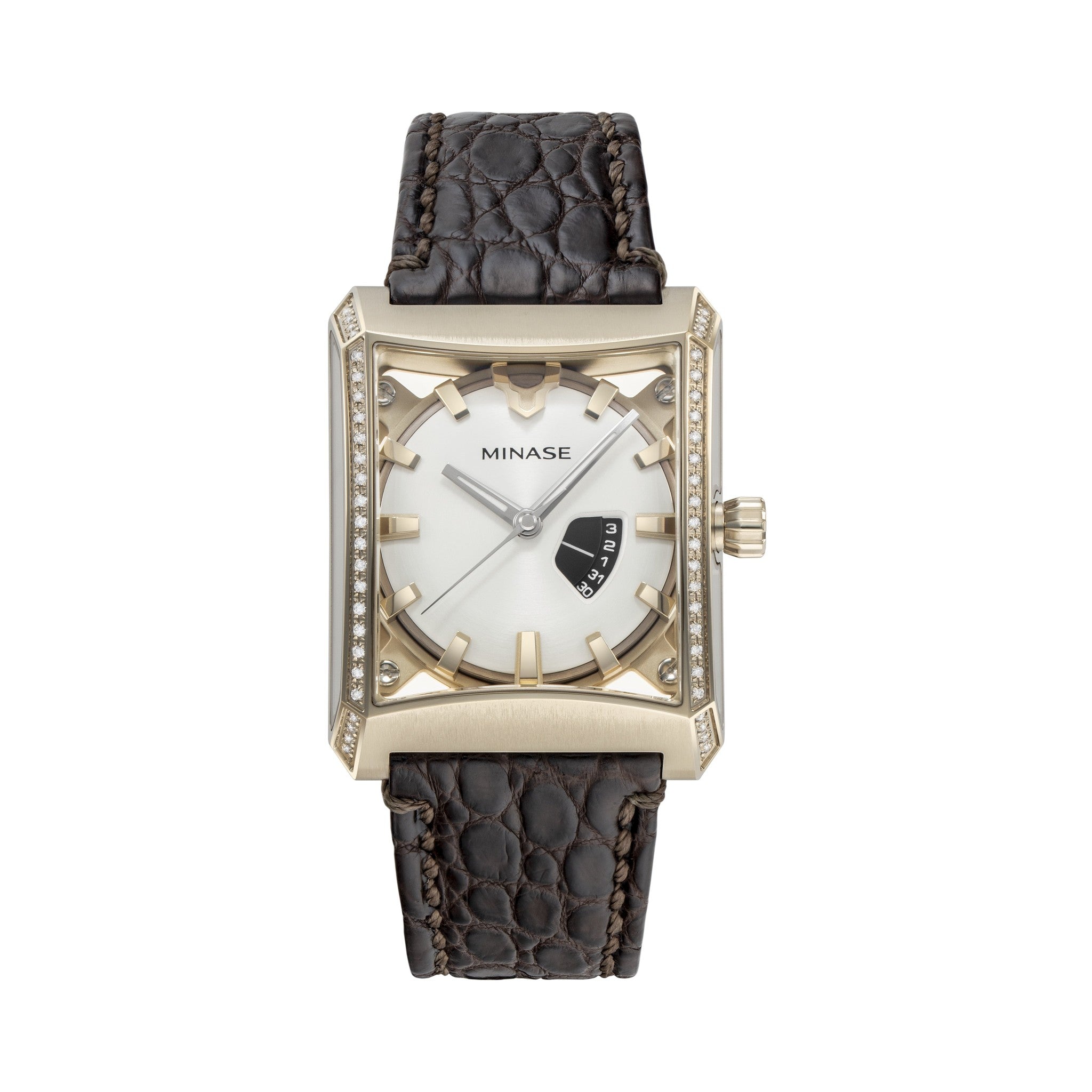 FIVE WINDOWS Mid size Leather Model Stone-clamped (Diamond) [VM07-C02WDD]
