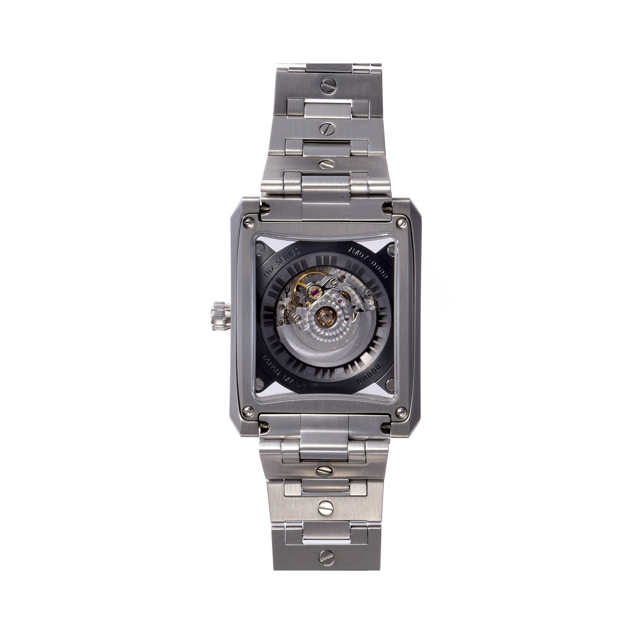 FIVE WINDOWS Mid Bracelet Model VM07-M14SB - case back