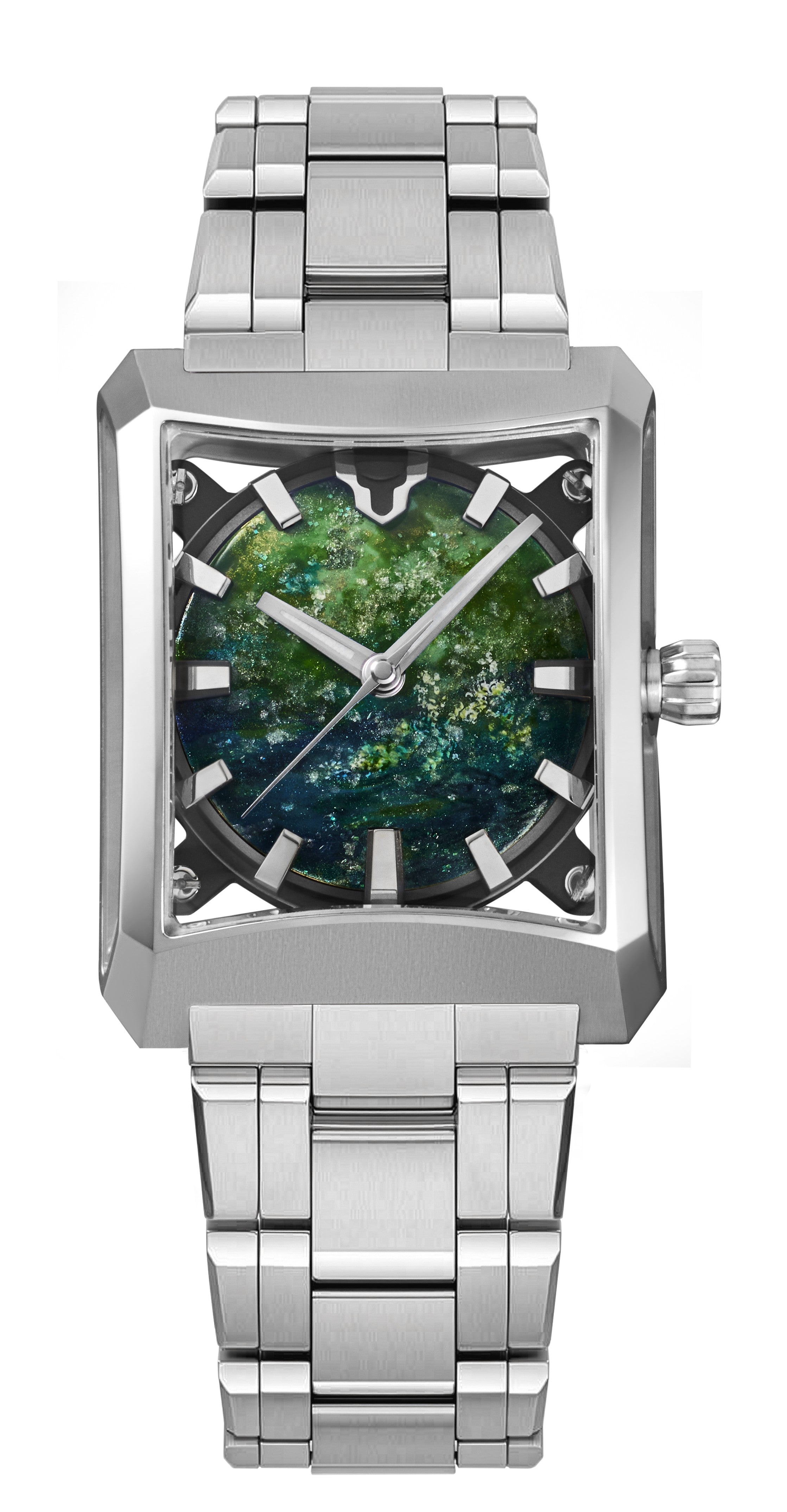 YUSAI Series “FIVE WINDOWS MID ~Pluralist Garden” Bracelet model [VM07-M01TTG-SSB]