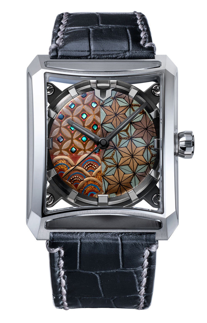 Urushi Series MAKI-E “SEVEN WINDOWS ~Komon” Leather model [VM15-CBKMA2-SSD]