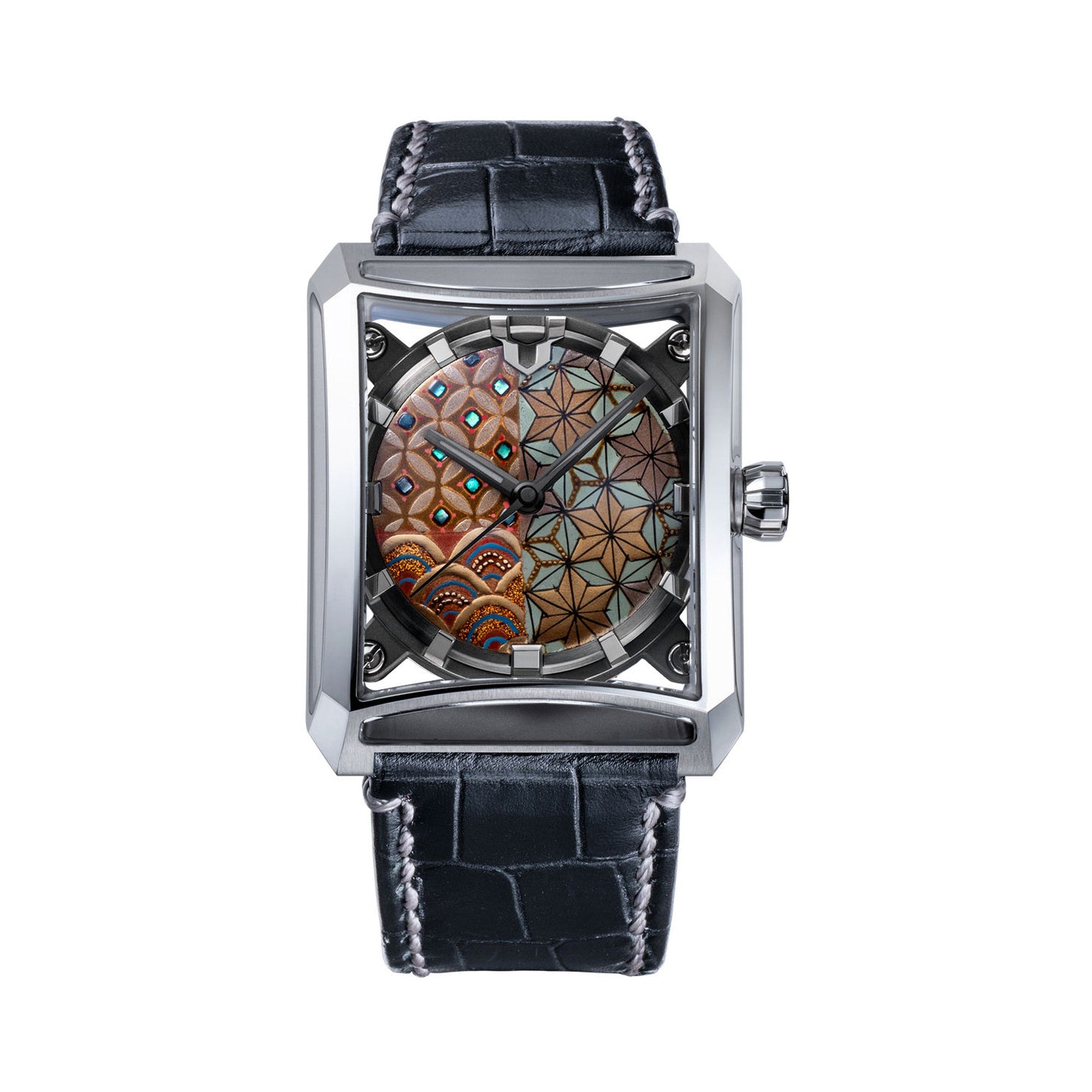 Urushi Series MAKI-E “SEVEN WINDOWS ~Komon” Leather model [VM15-CBKMA2-SSD]