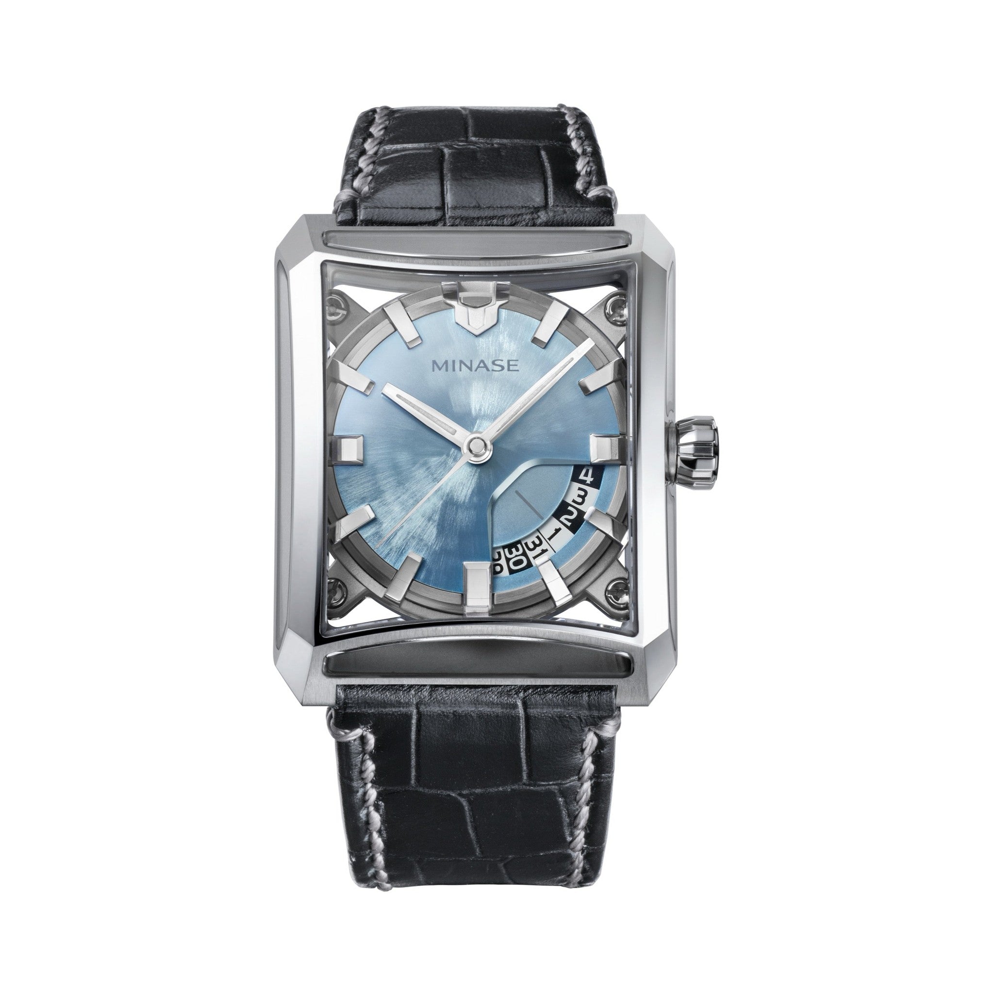 SEVEN WINDOWS "YUKI-HIRA Dial" Leather model [VM15-CBKYIB-SSD]