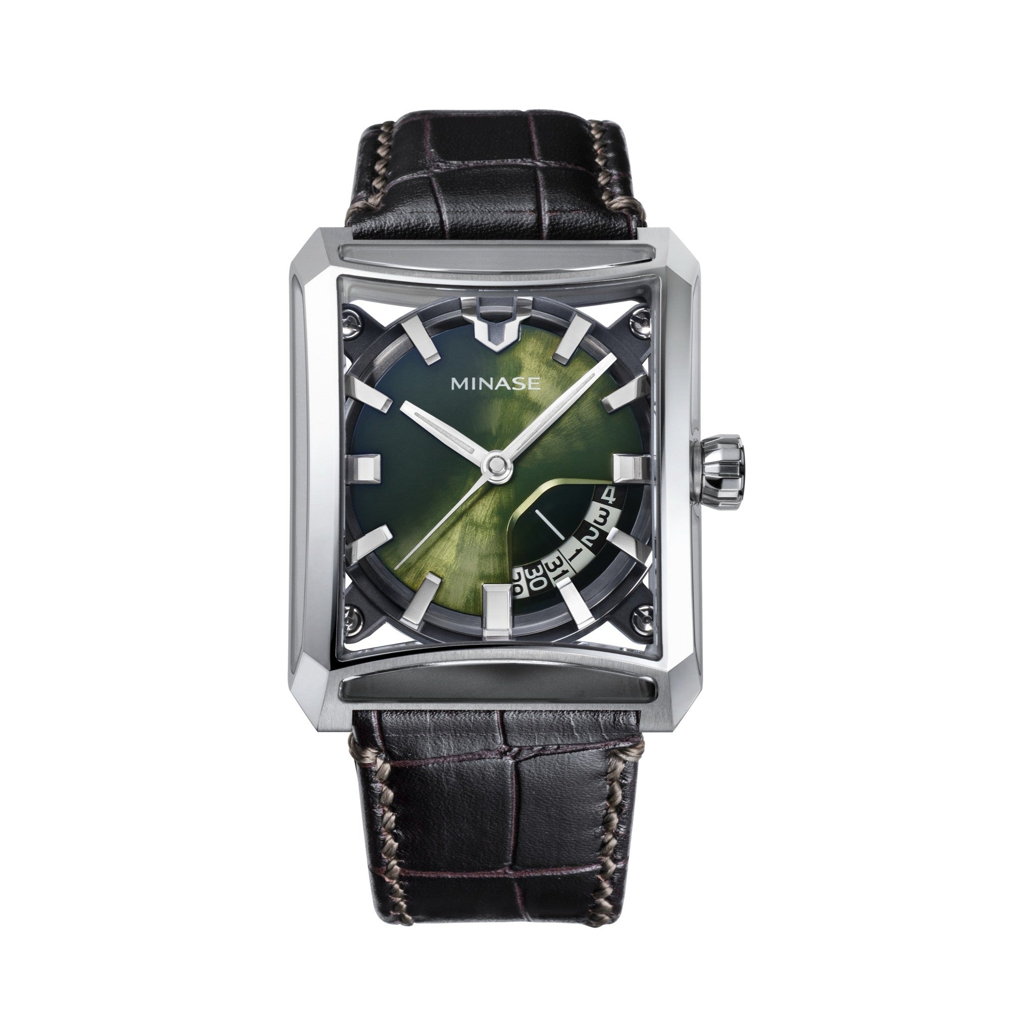 SEVEN WINDOWS "YUKI-HIRA Dial" Leather model [VM15-CDBYGR-SSD]