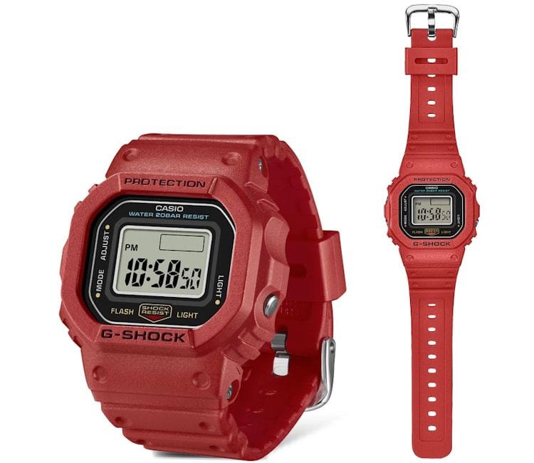 CASIO G-SHOCK DWN-5600-4 Ring Watch – Red
