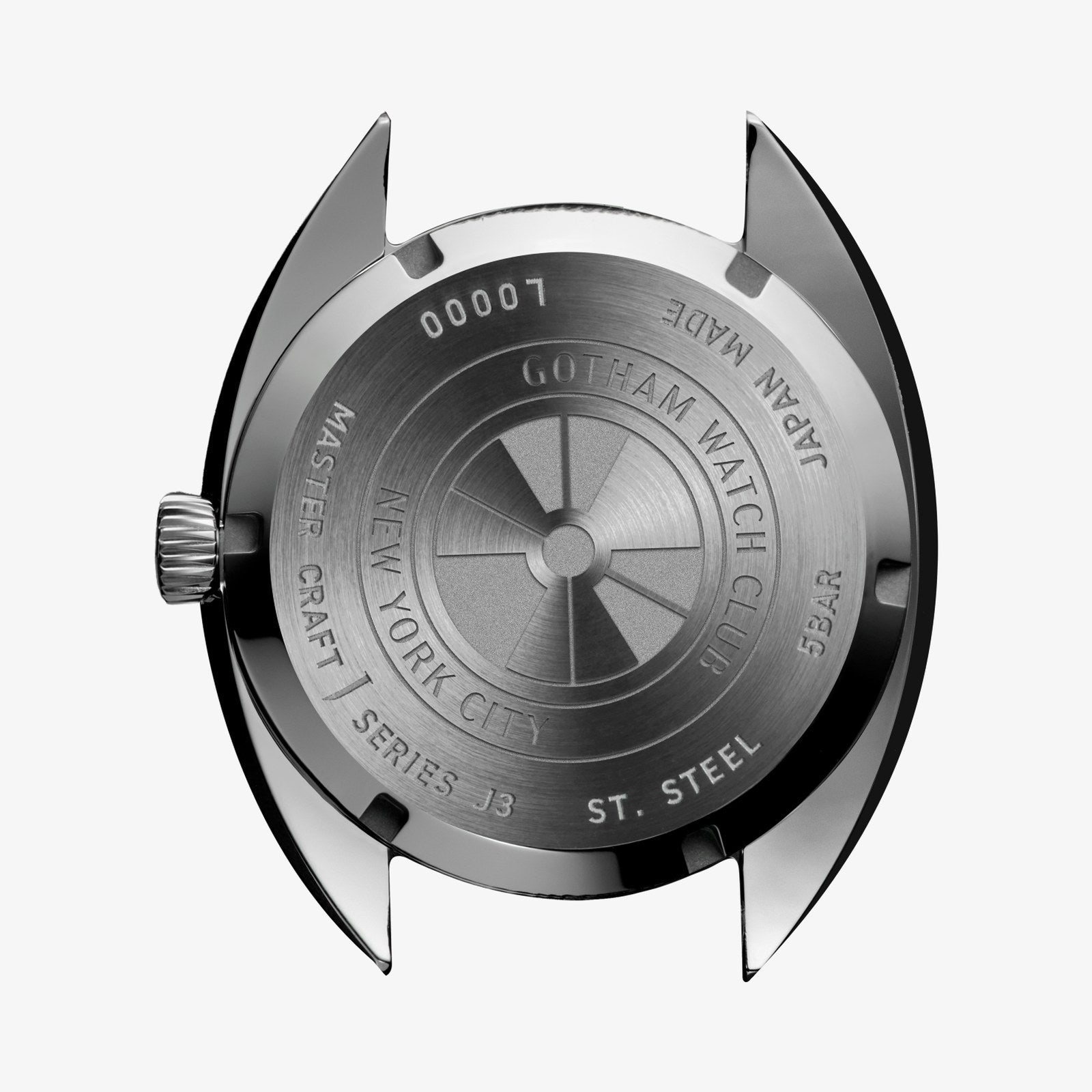 GWC × MINASE J3 — caseback