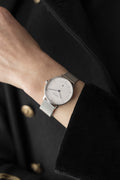 NAOS XS white silver / Milanaise silver